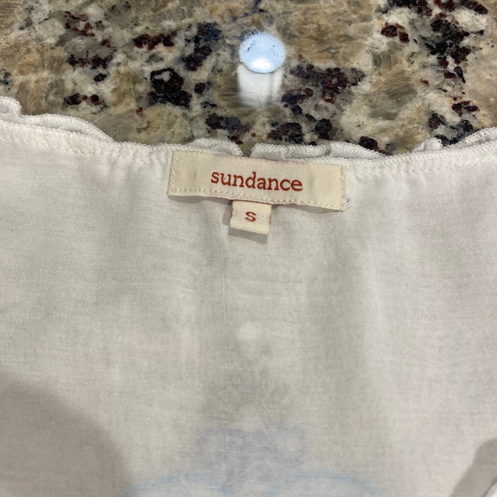 Sundance Embroidered Gauze Top - Picture 3 of 9